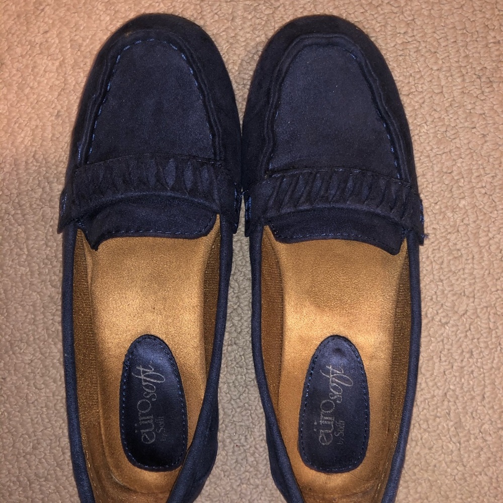 Navy Suede Shoes